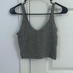 Gray lululemon align tank